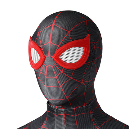 Spider-Man: Miles Morales PS5 Suit V2 Male Jumpsuit Cosplay Costumes