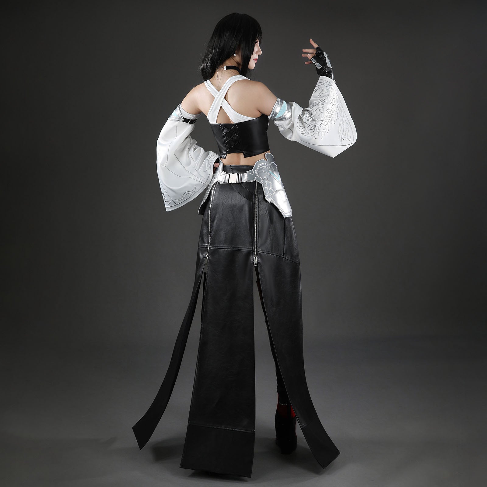 Final Fantasy VII Revelation Tifa Lockhart Black Mage Battle Suit Cosplay Costumes Themed Outfits