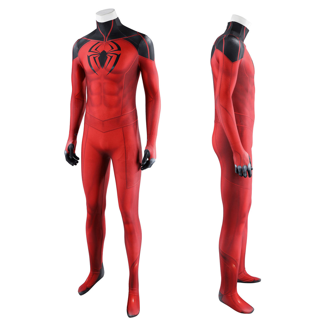 Spider-Man Scarlet Spider Cosplay Costumes Halloween Red Jumpsuit for Themed Party Outfit