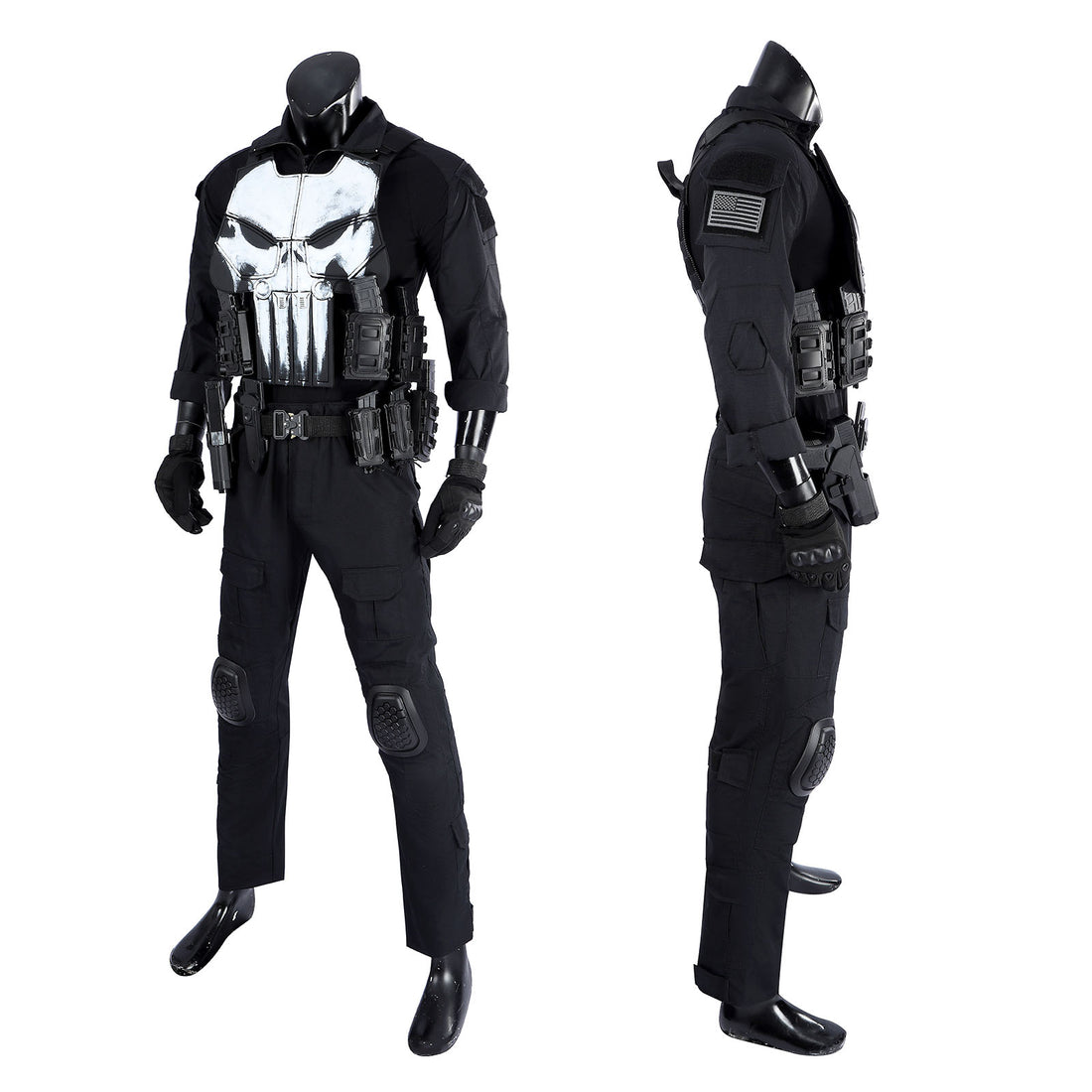 The Punisher One Last Kill Punisher Cosplay Costumes Frank Castle Skull Suit Halloween Outfits