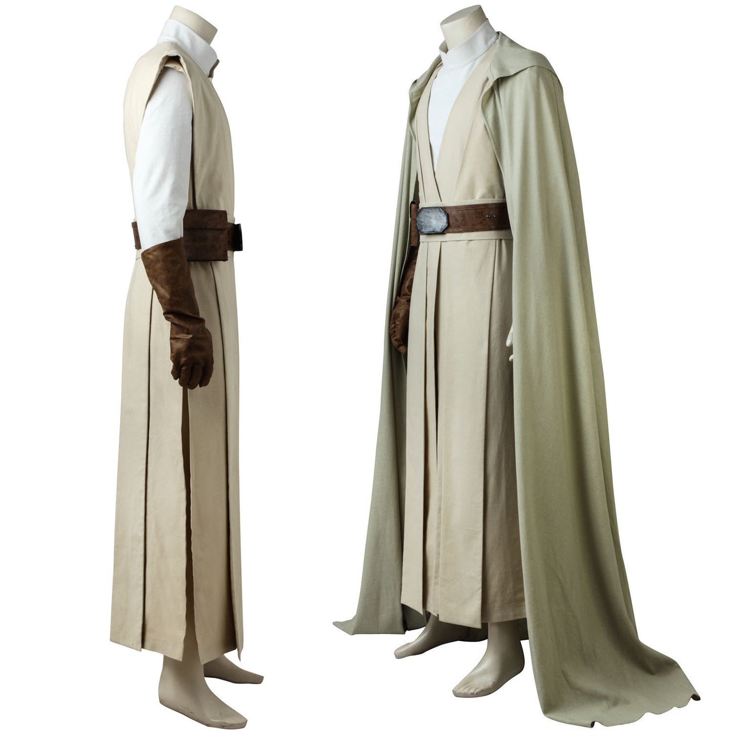 Star Wars 8 The Last Jedi Luke Skywalker Male Fullset Cosplay Costumes