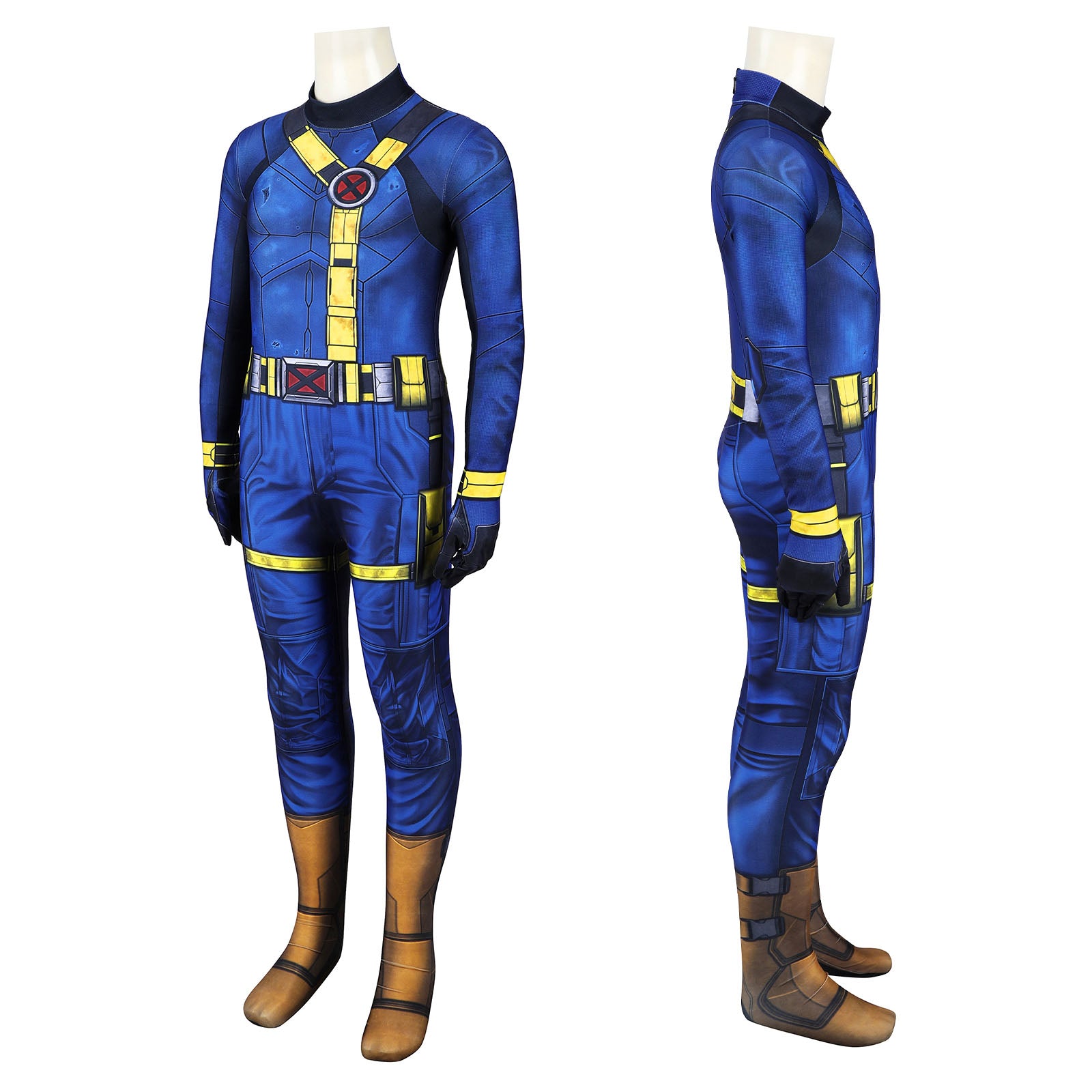 Avengers 5 Doomsday Cyclops Kids Jumpsuit Halloween Cosplay Costumes Themed Outfits