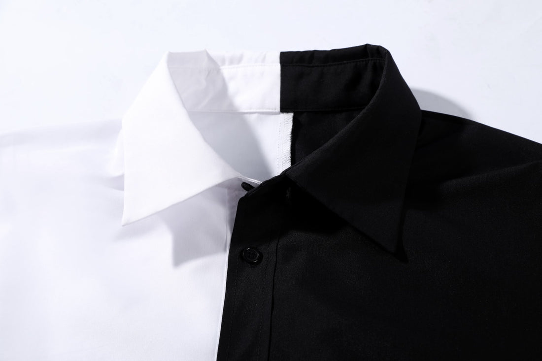 Absolute Two Face Black White Cosplay Costumes Absolute Batman Halloween Themed Party Outfits