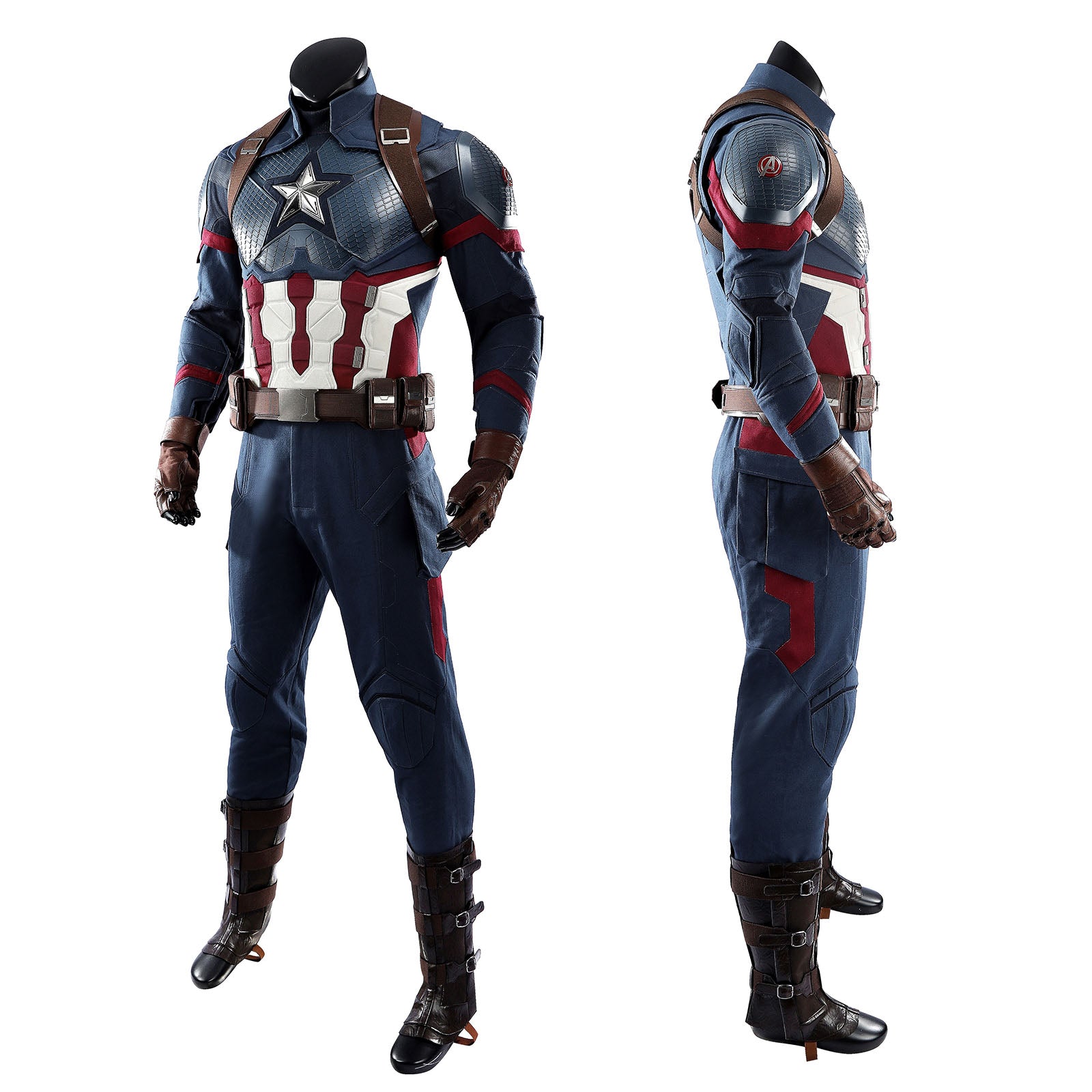 Avengers: Endgame Captain America Steve Rogers Pro Cosplay Costumes