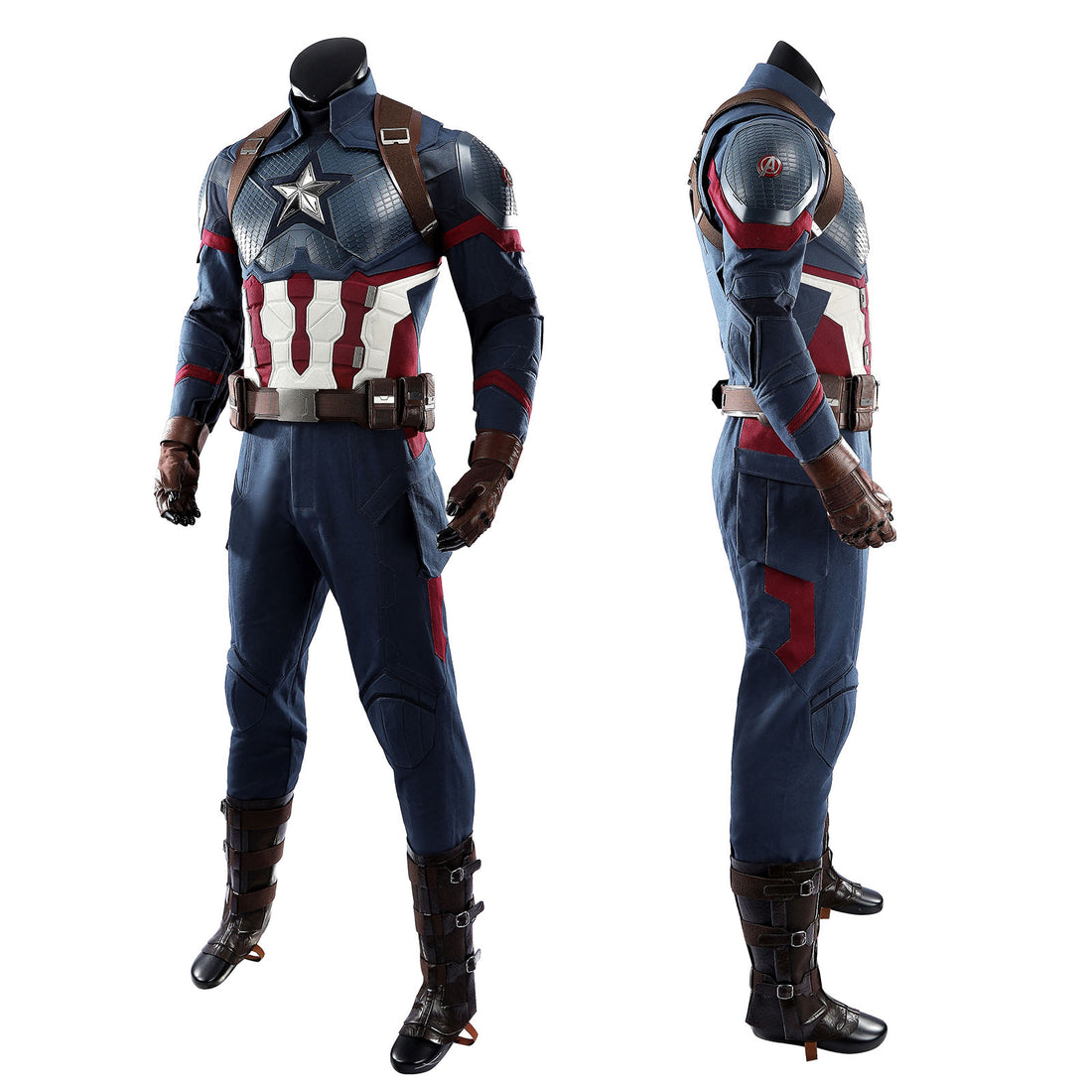 Avengers: Endgame Captain America Steve Rogers Pro Cosplay Costumes