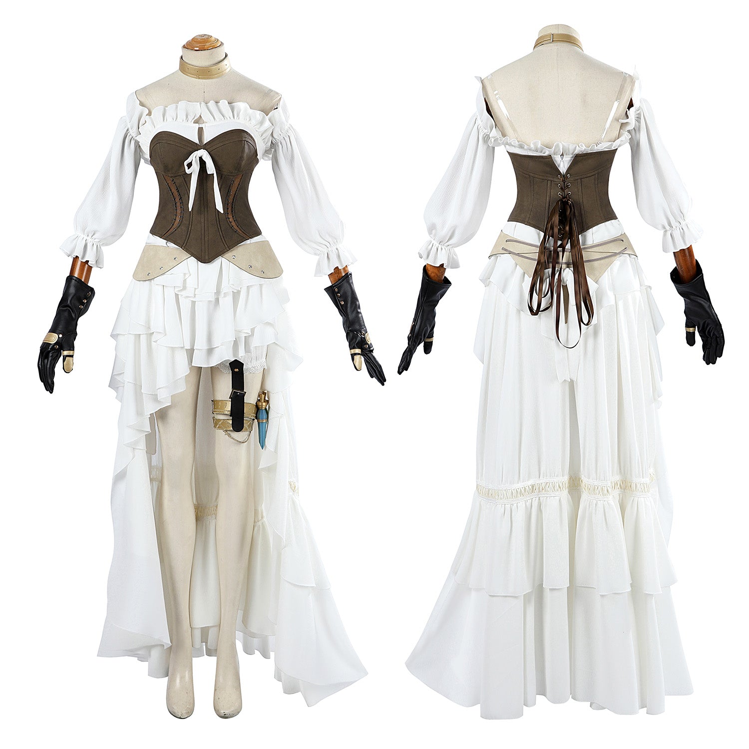 FINAL FANTASY XIV A Realm Reborn Ishgard Female Full Set Cosplay Costumes