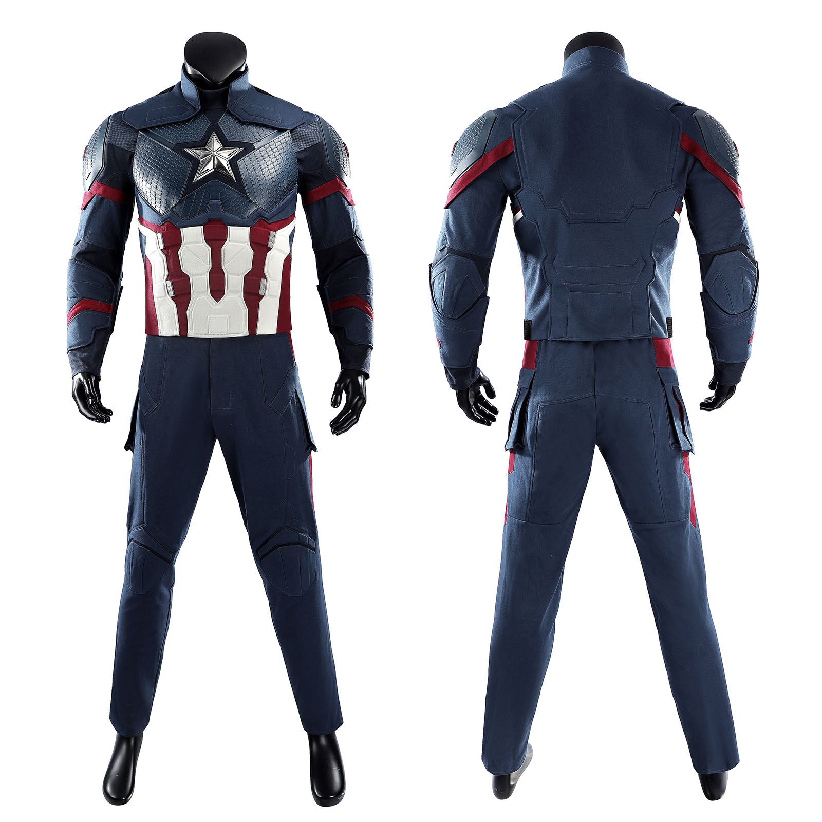 Avengers: Endgame Captain America Steve Rogers Pro Cosplay Costumes