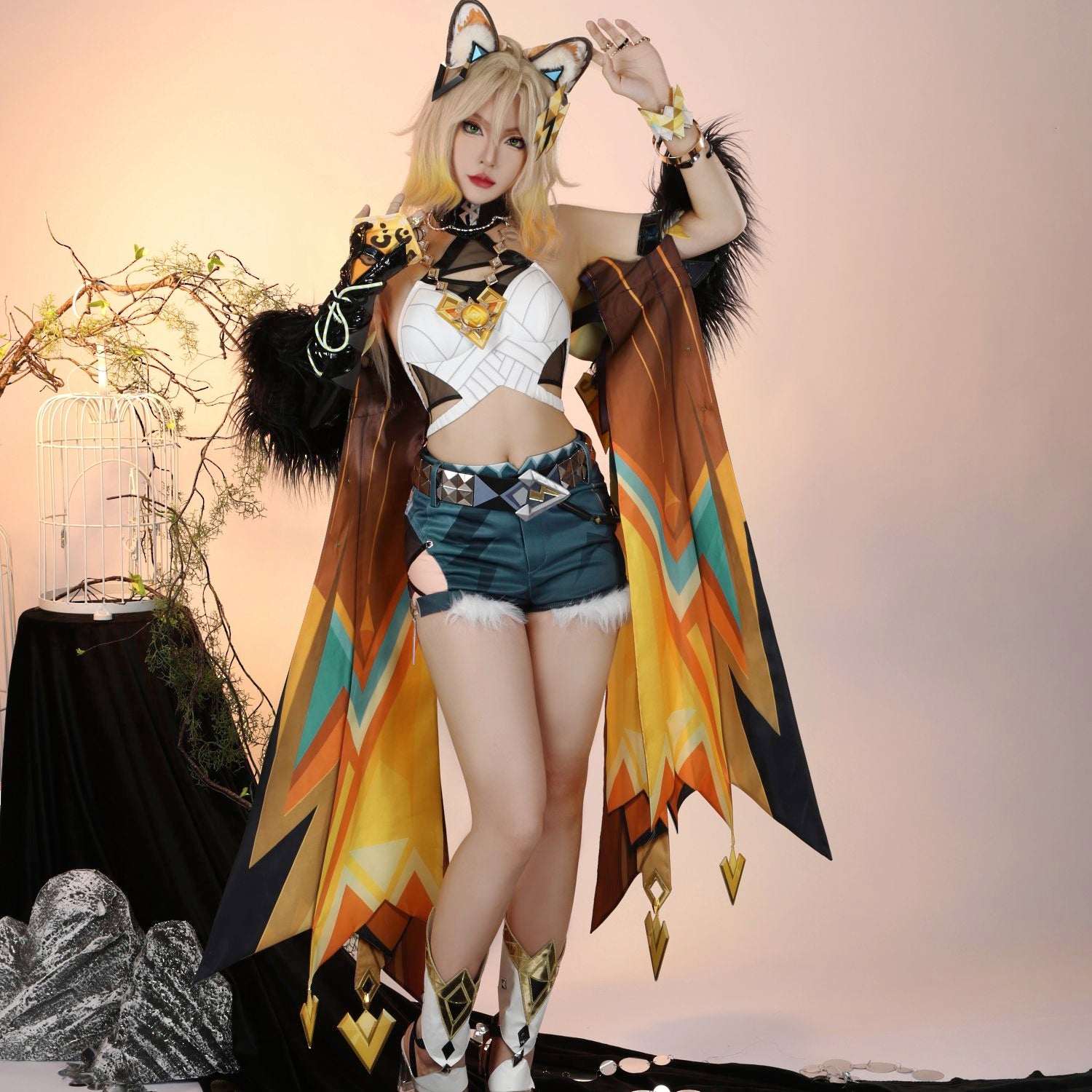 Game Genshin Impact Natlan Xilonen Top Level Cosplay Costumes