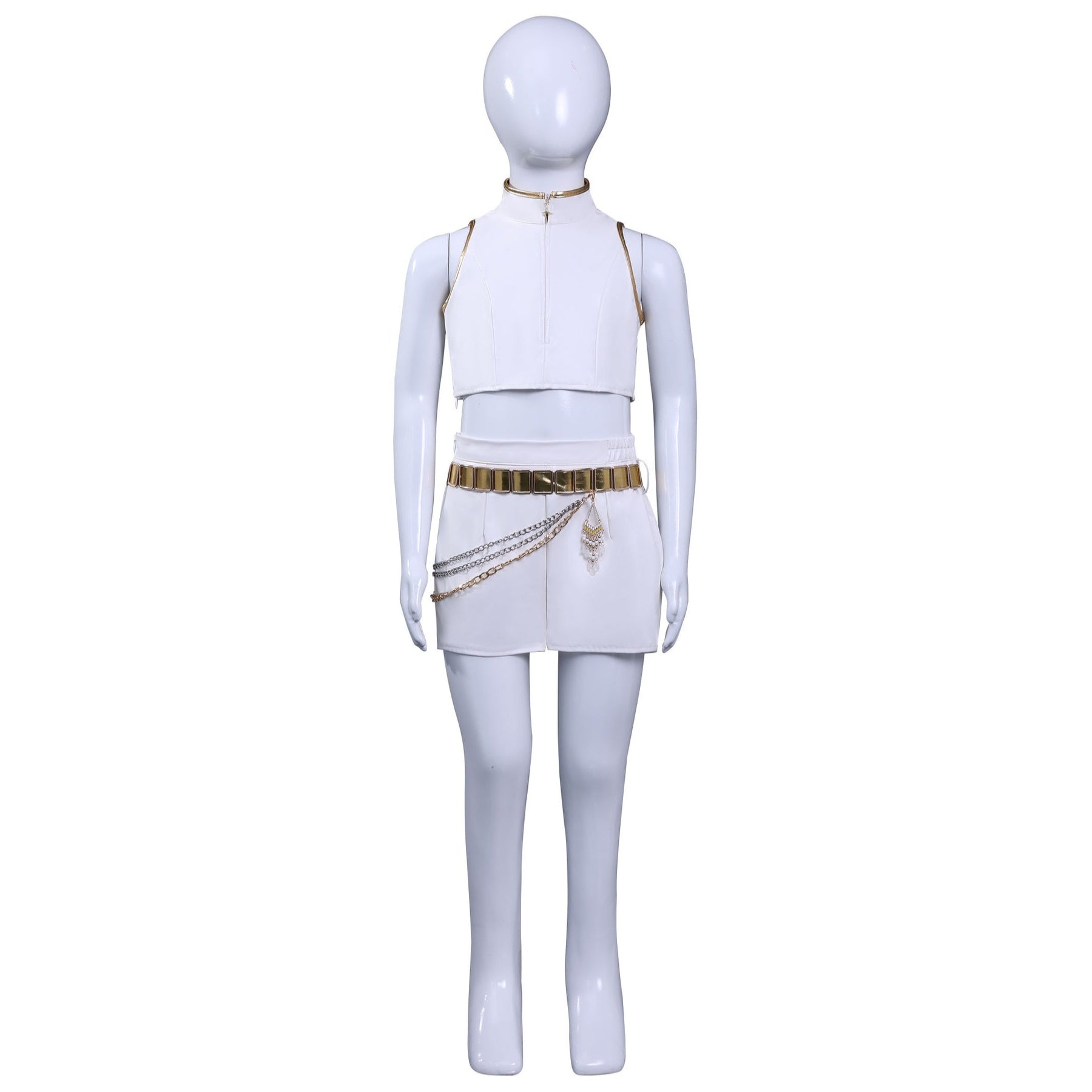 KPop Demon Hunters Rumi White Outfit Adult Kids Cosplay Costumes