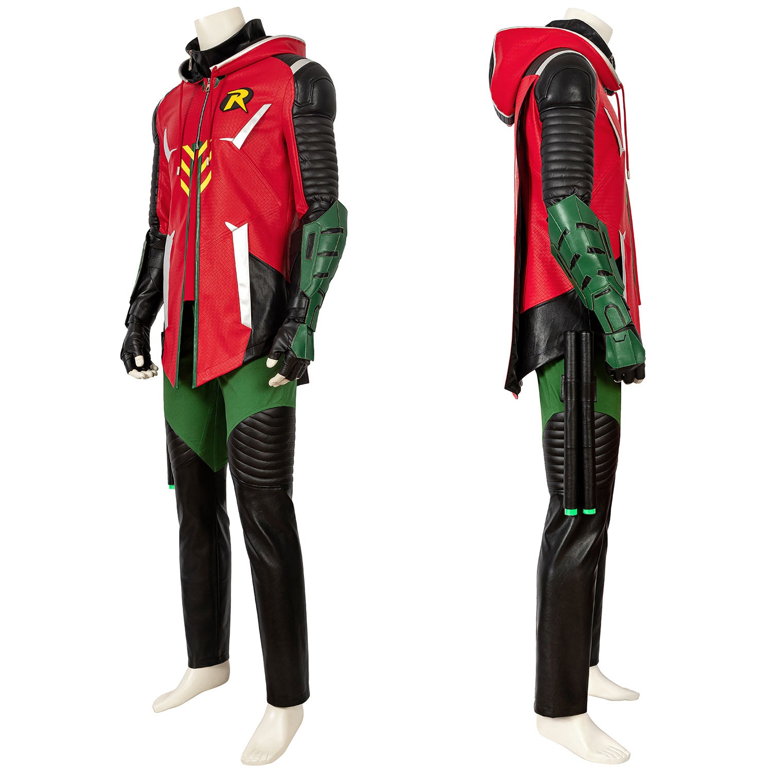 Batman Gotham Knights Robin Battle Outfit Male Cosplay Costumes