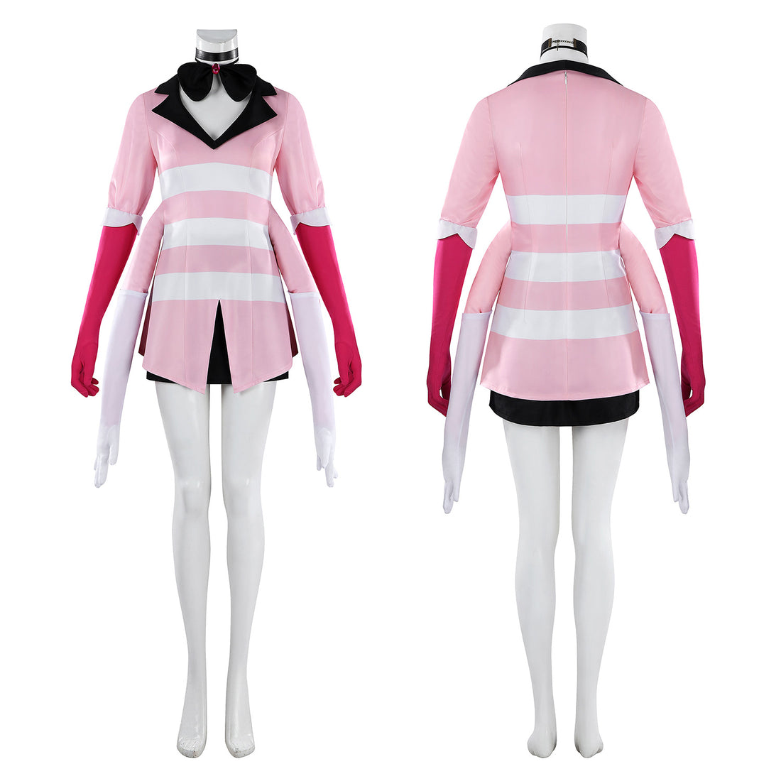 Hazbin Hotel Angel Dust Dress Outfit Full Set Cosplay Costumes