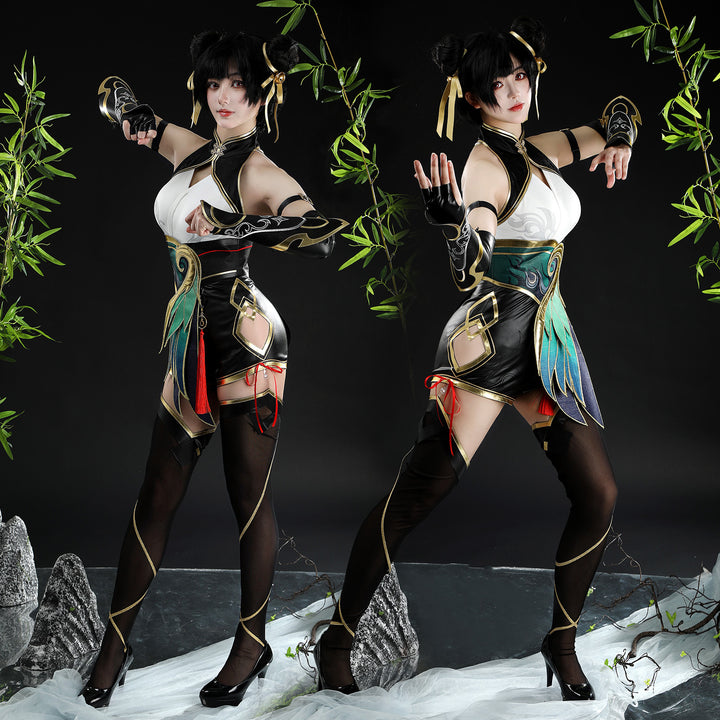 Naraka: Bladepoint Feria Shen X Overwatch DVA Fullset Cosplay Costumes