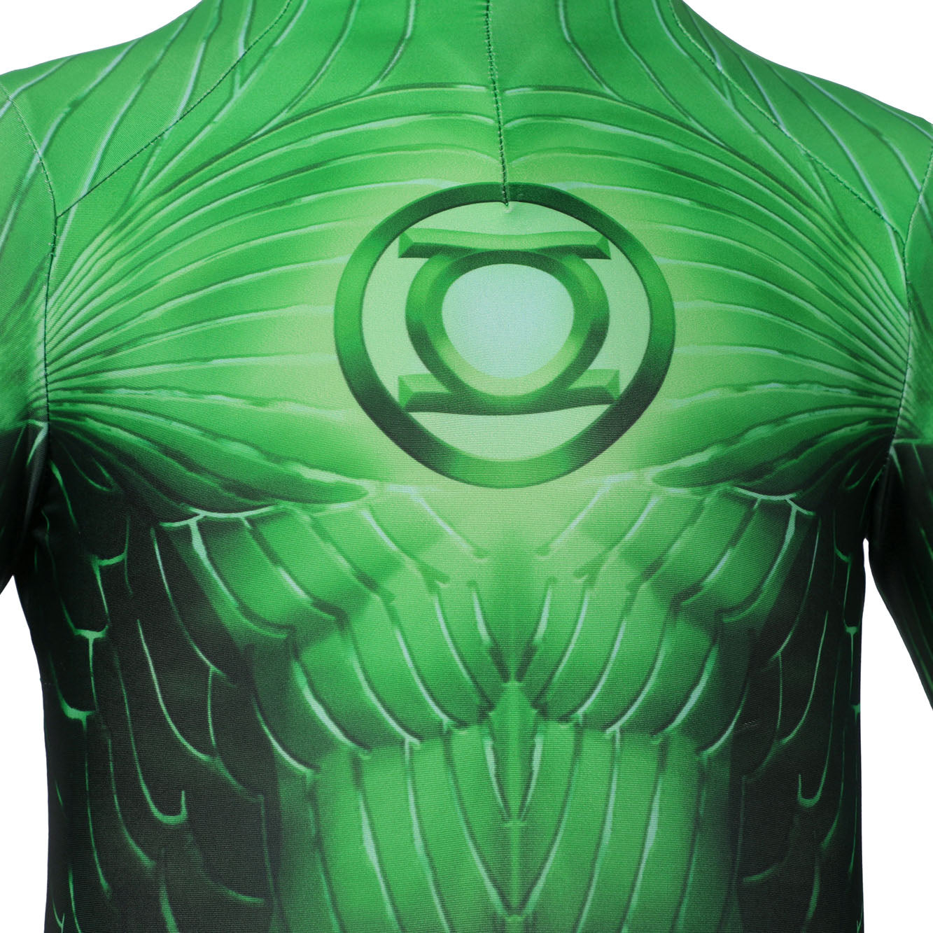 Green Lantern Hal Jordan Kids Jumpsuit Cosplay Costumes