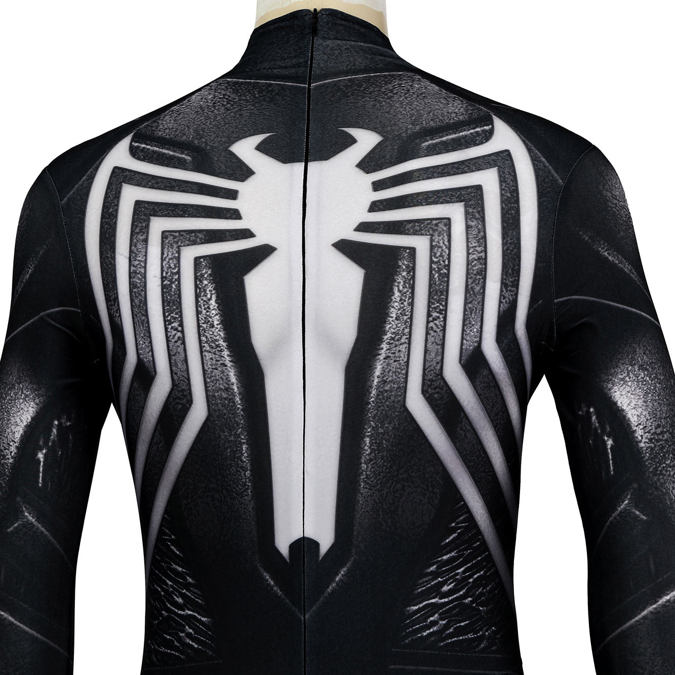 Marvel's Spider-Man 2 Venom Black Suit Male Jumpsuit Cosplay Costumes
