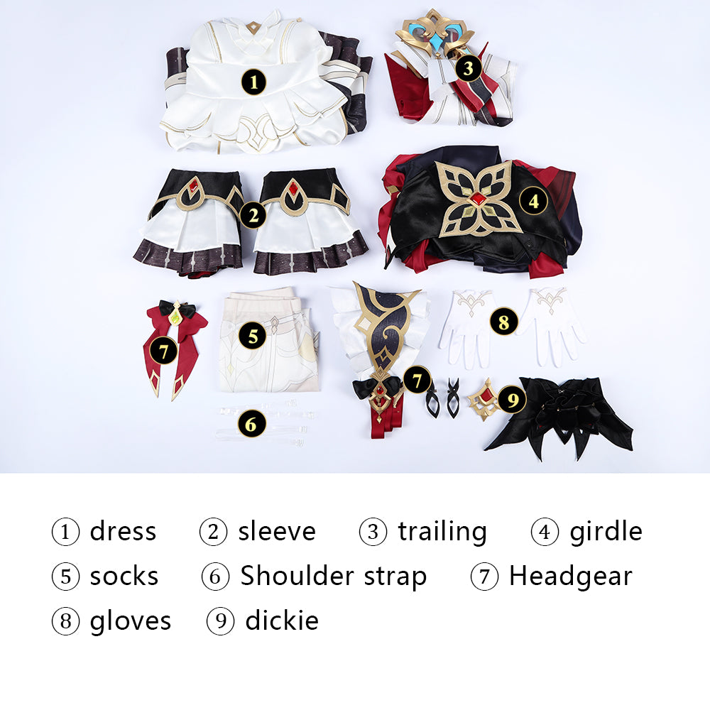 Genshin Impact Sandrone Fatui Harbingers Cosplay Costumes Theme Party Outfits