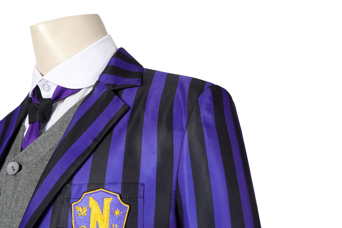Wednesday 2 The Addams Family Eugene Otinger Nevermore Academy Uniform Cosplay Costumes