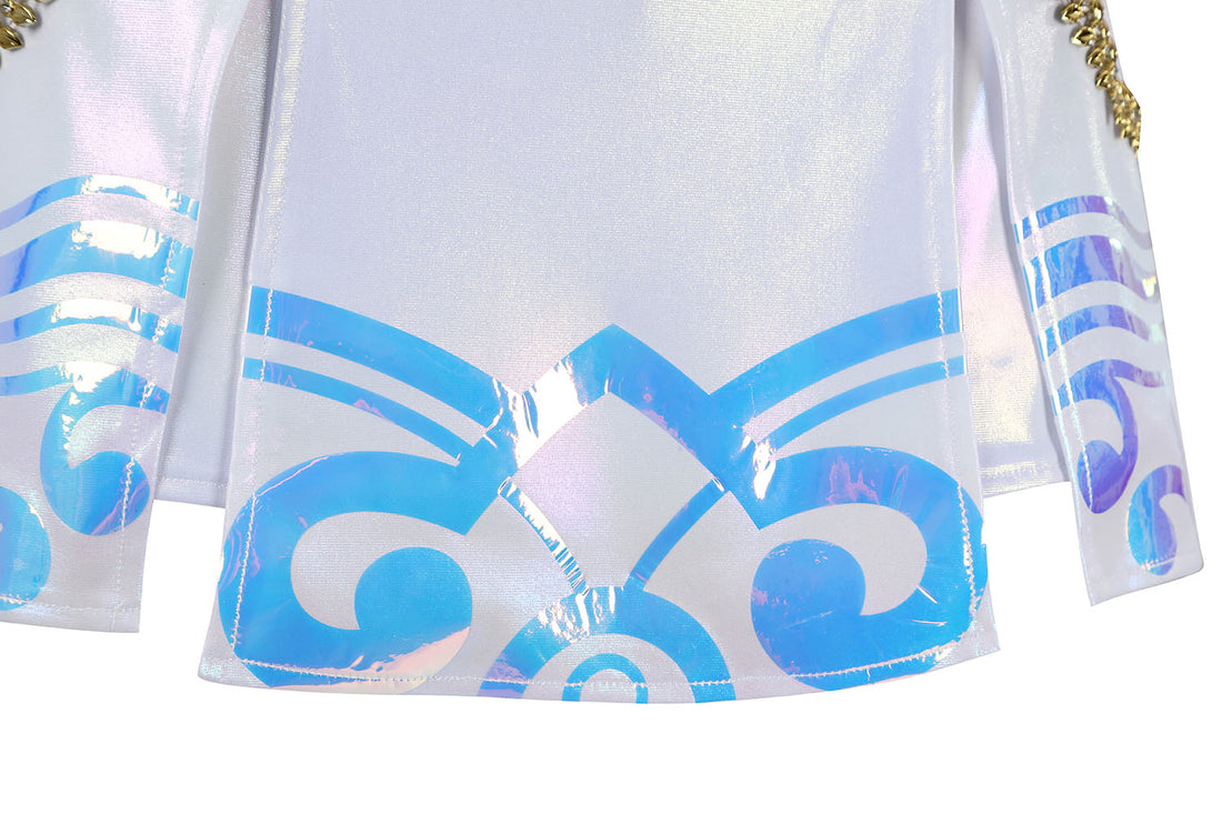 KPop Demon Hunters Zoey White Stage Outfit Cosplay Costumes