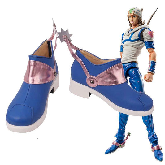 JoJo's Bizarre Adventure Johnny Joestar Cosplay Shoes for Carnival Party Masquerade Anime Shows - coscrew
