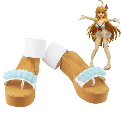 princess connect re dive pecorine princess swimsuit anime game cosplay sandals shoes