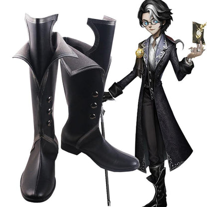 Identity V Photographer Joseph Desaulniers Game Cosplay Boots Shoes for Carnival - coscrew