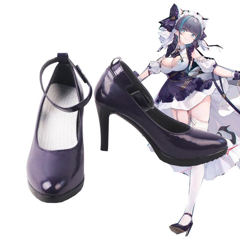 Azur Lane HMS Cheshire Anime Game Cosplay Shoes - coscrew