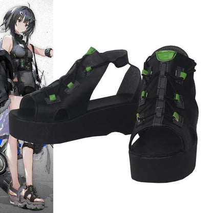 arknights la pluma game cosplay sandals shoes for carnival anime party