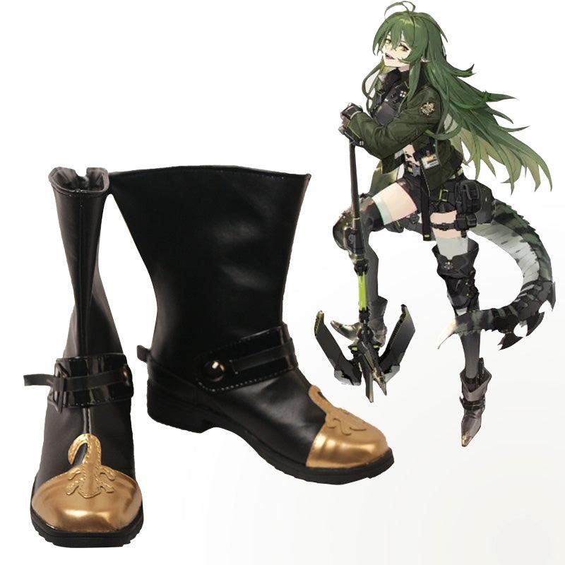 Arknights Gavial Game Cosplay Boots Shoes for Carnival Anime Party - coscrew