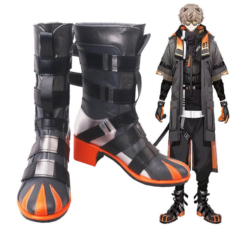 Virtual VTuber Alban Knox Cosplay Boots Shoes for Carnival Anime Party - coscrew