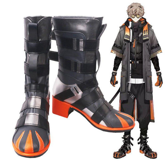 virtual vtuber alban knox cosplay boots shoes for carnival anime party