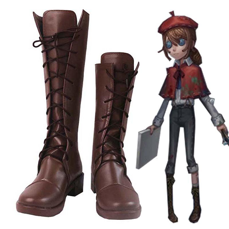 identity v edgar walden survivors painter game cosplay shoes for carnival