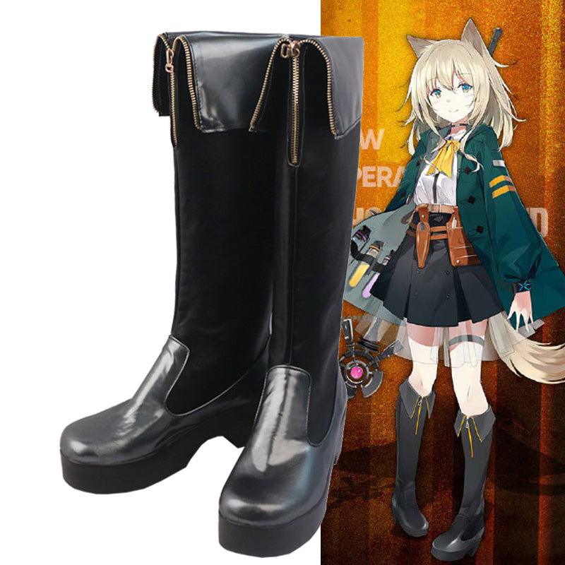 Arknights Podenco Game Cosplay Boots Shoes for Carnival Anime Party - coscrew