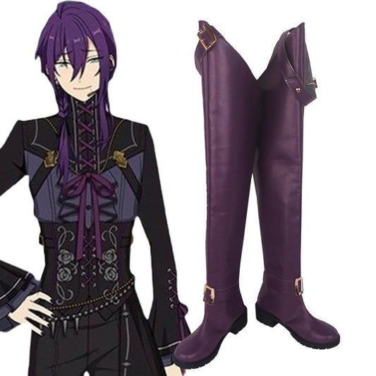 ensemble stars es2 distorted heart ayase mayoi purple game cosplay shoes for anime carnival