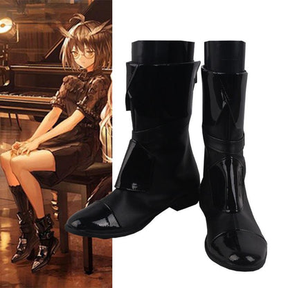 Arknights Silence Ambience Synesthesia Symphony Game Cosplay Boots Shoes for Cosplay Anime Carnival - coscrew