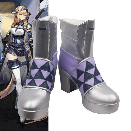 arknights saileach game cosplay purple boots shoes for cosplay carnival