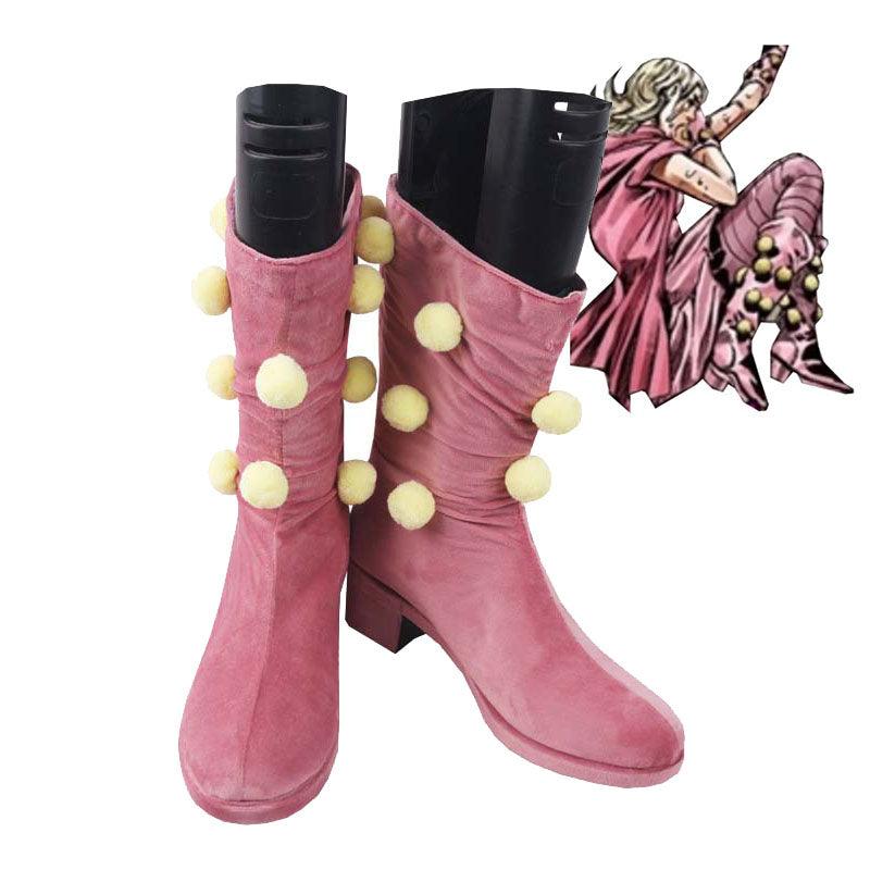 JoJo's Bizarre Adventure Lucy Steel Cosplay Shoes Boots for Carnival Anime Shows - coscrew