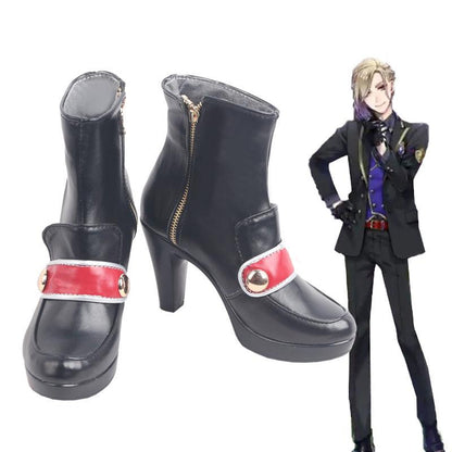 Game Twisted Wonderland Pomefiore Vil Schoenheit Uniforms Cosplay Boots Shoes - coscrew
