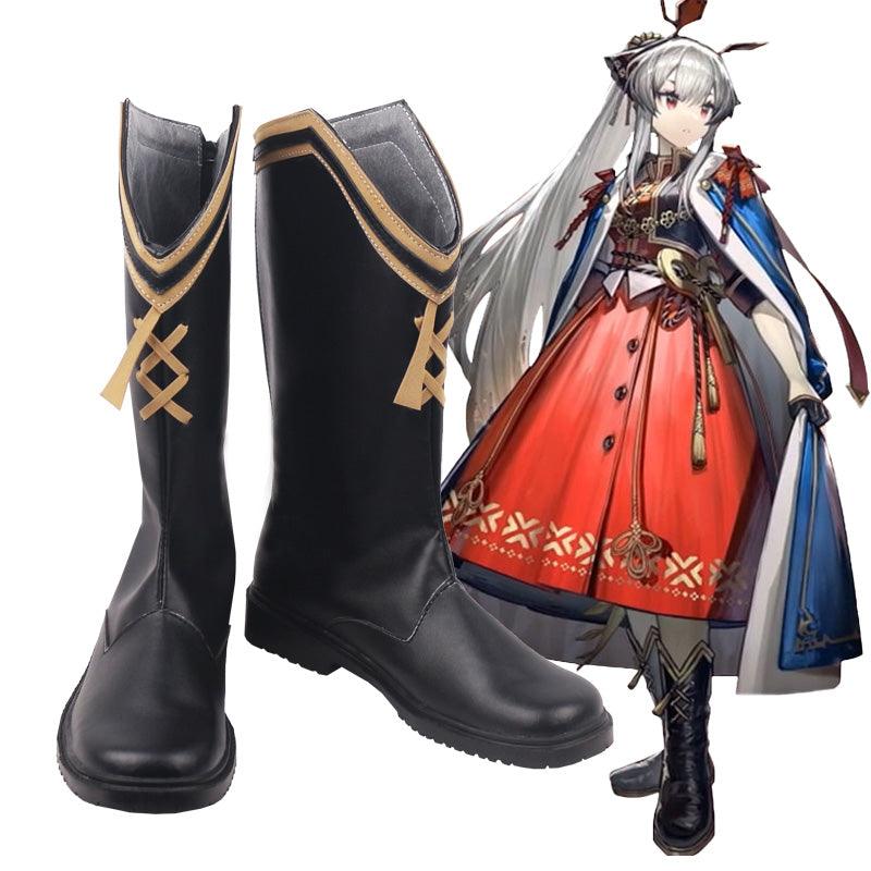 game arknights weedy icefield messenger cosplay boots shoes for cosplay anime carnival