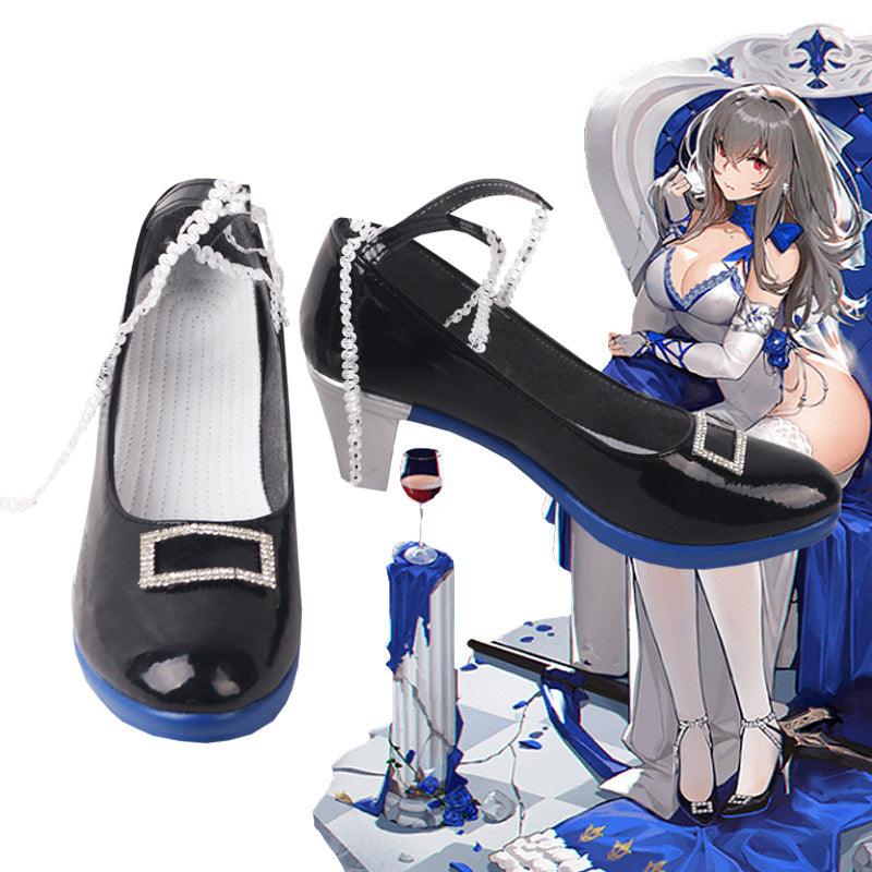Azur Lane FFNF Saint Louis heavy cruiser Holy Knight's Resplendence Anime Game Cosplay Shoes - coscrew
