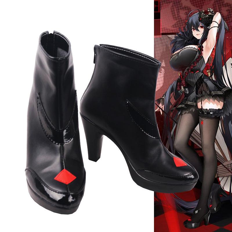 Azur Lane IJN Taihou μ Anime Game Cosplay Boots Shoes - coscrew