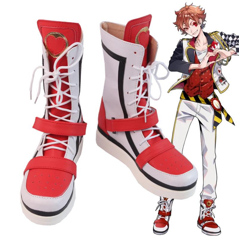 game twisted wonderland ace catey trappola cosplay boots shoes for carnival