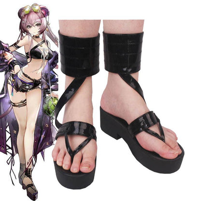 Arknights Hoshiguma Lin Yuxia Swire Swimsuit Game Cosplay Sandals Shoes for Carnival - coscrew