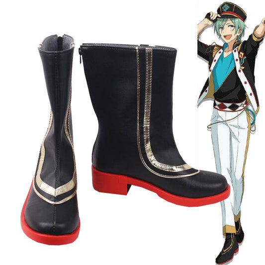 ensemble stars alkaloid kazehaya tatsumi game cosplay boots shoes for anime carnival