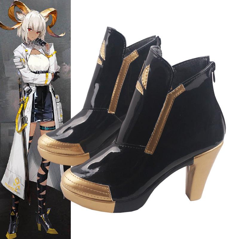 arknights carnelian game cosplay boots shoes for carnival anime party