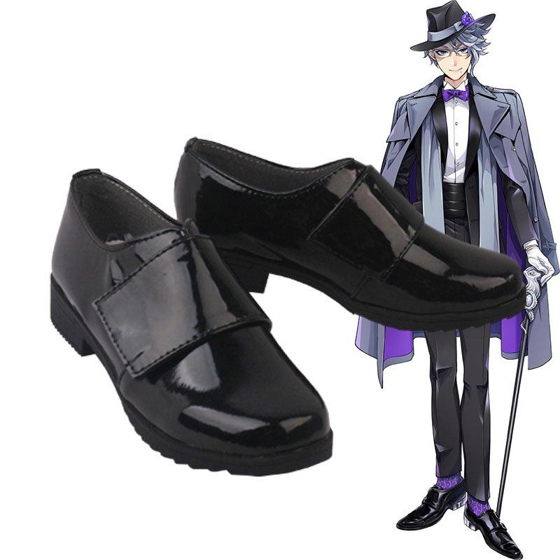 Game Twisted Wonderland Octavinelle Leader Azul Ashengrotto Cosplay Shoes for Carnival - coscrew