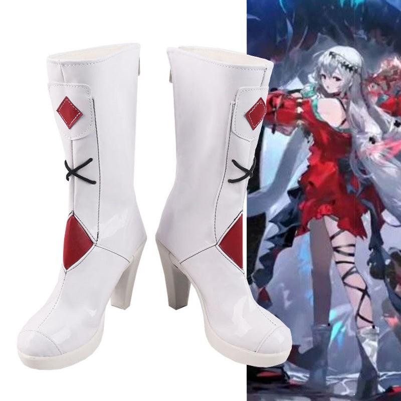 game arknights skadi the corrupting heart ver a cosplay boots shoes for cosplay anime carnival