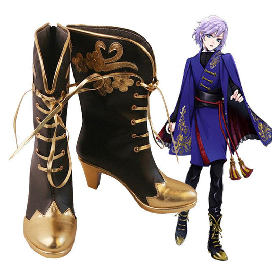 Game Twisted Wonderland Pomefiore Vil Schoenheit Cosplay Boots Shoes - coscrew