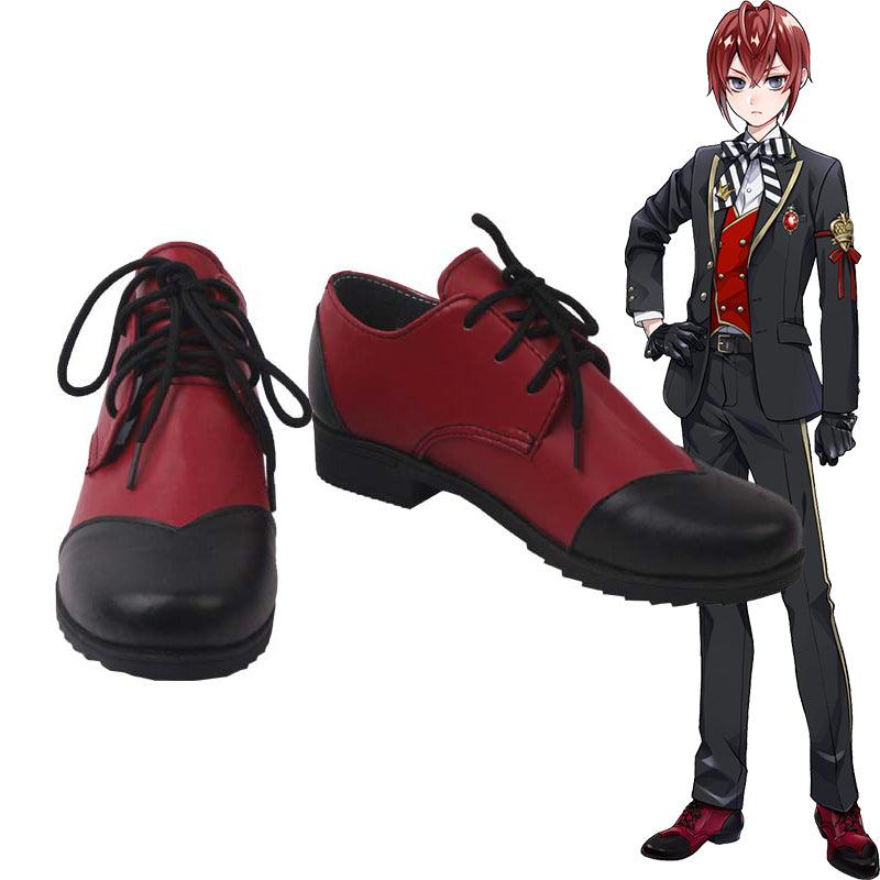 Game Twisted Wonderland Riddle Rosehearts Cosplay Shoes for Carnival - coscrew