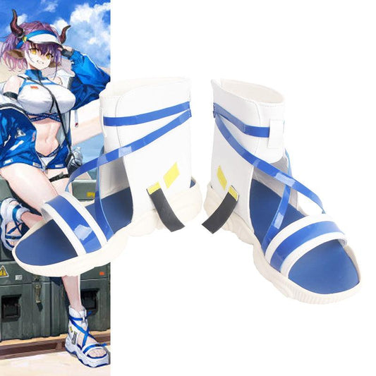 arknights sideroca light breeze game cosplay sandals shoes for cosplay anime carnival
