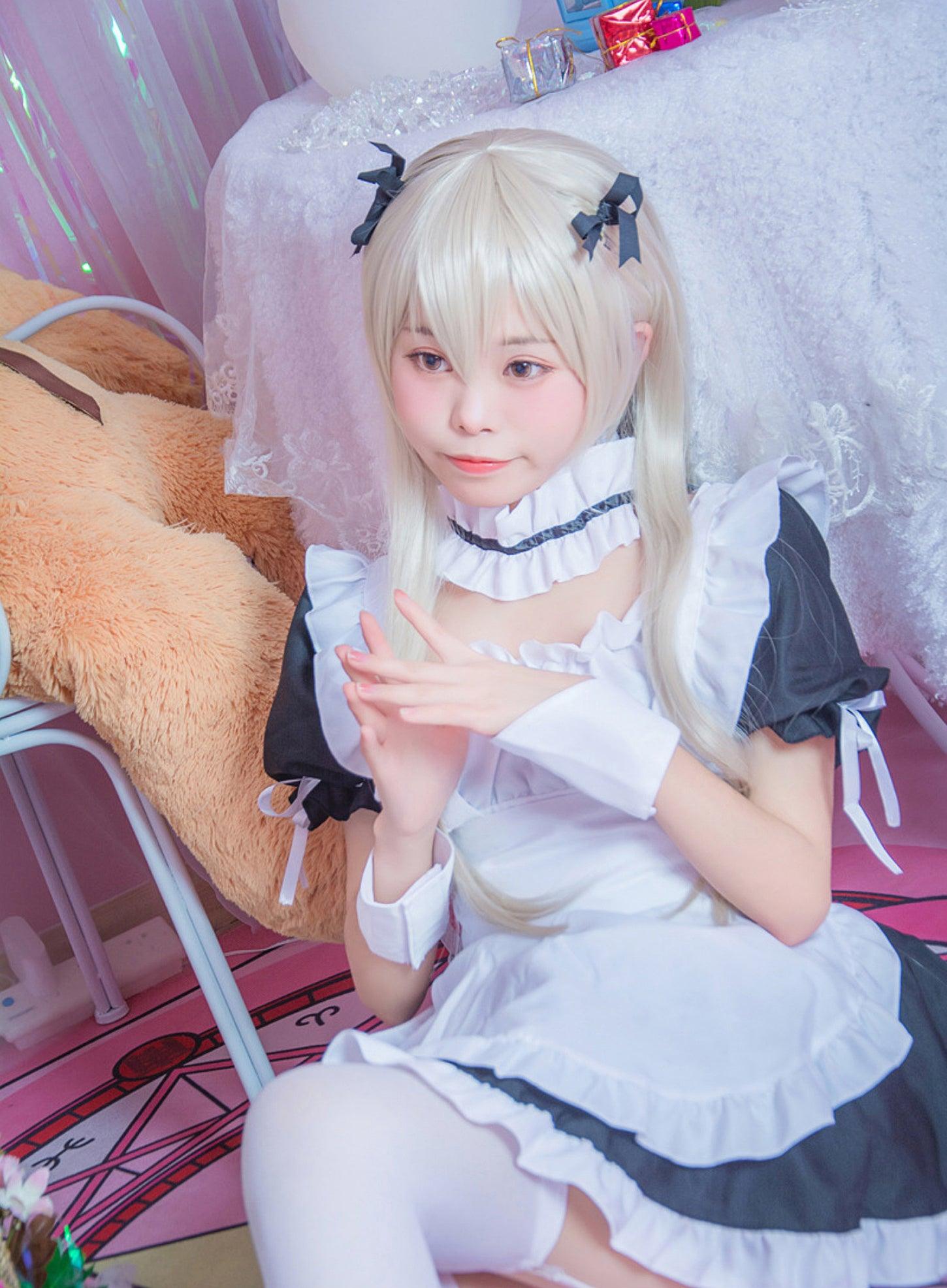 Yosuga No Sora Kasugano Sora Maid Outfit Lolita Dress Anime Fancy Cosplay Costume