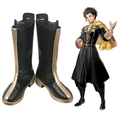 Fire Emblem Three Houses Claude von Riegan Anime Game Cosplay Boots Shoes - coscrew